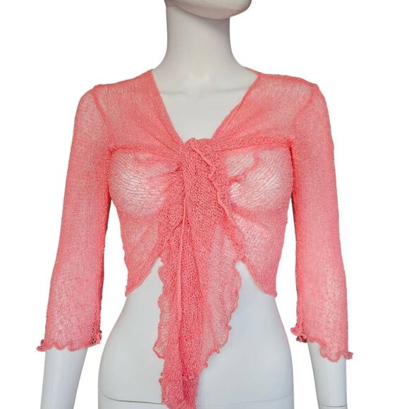 fairy open-knit flowy cardigan - Picture 3 of 6